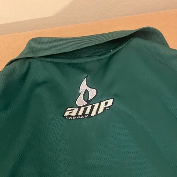 Dale Earnhardt Jr #88 Green and White Men’s Medium Polo Shirt - Picture 9 of 11